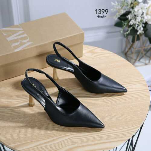 Mid heel hot sale slingback shoes